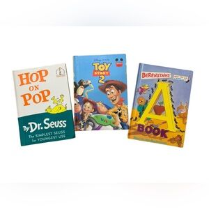 Children’s Books Bundle Dr Seuss, Berenstain Bears & Toy Story Hard over